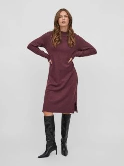 Vila Gebreide Jurken Gebreide Jurk Dames Bessen 12 Vila Gebreide Jurken Gebreide Jurk Dames Bessen -Vila 6c6ae990951cd51ee86b89e9a180824b