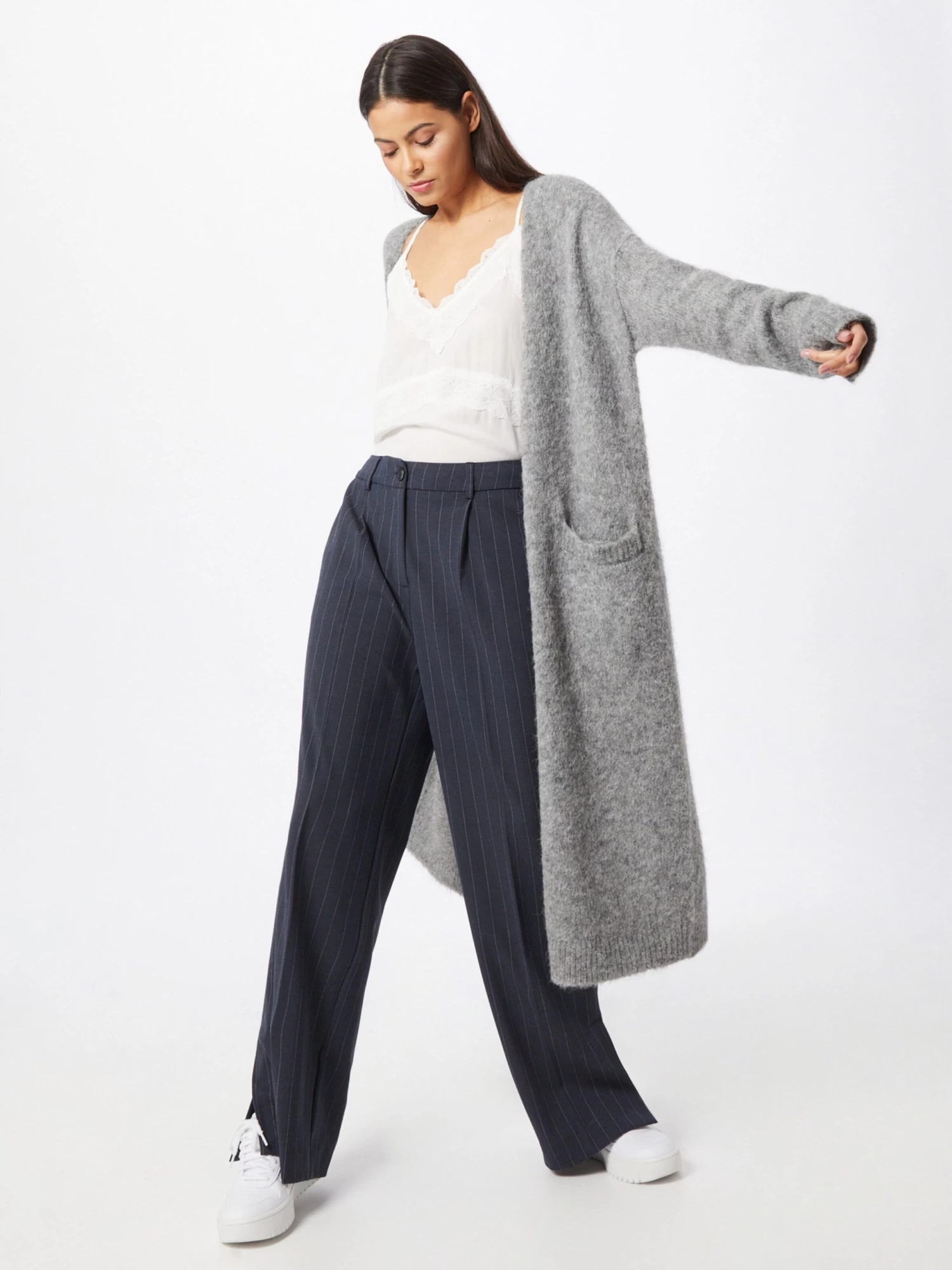 Vila Kanten Tops Top Estela Dames Wit 6 Vila Kanten Tops Top Estela Dames Wit - Afbeelding 4