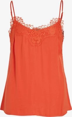 Vila Kanten Tops Top CAVA Dames Oranje