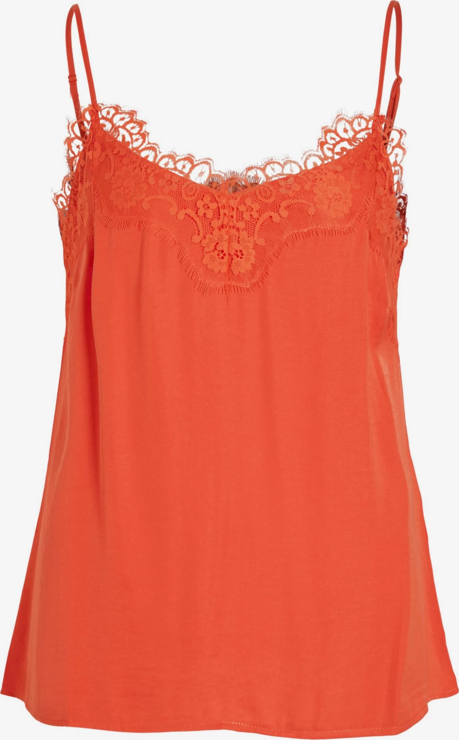 Vila Kanten Tops Top CAVA Dames Oranje 3 Vila Kanten Tops Top CAVA Dames Oranje