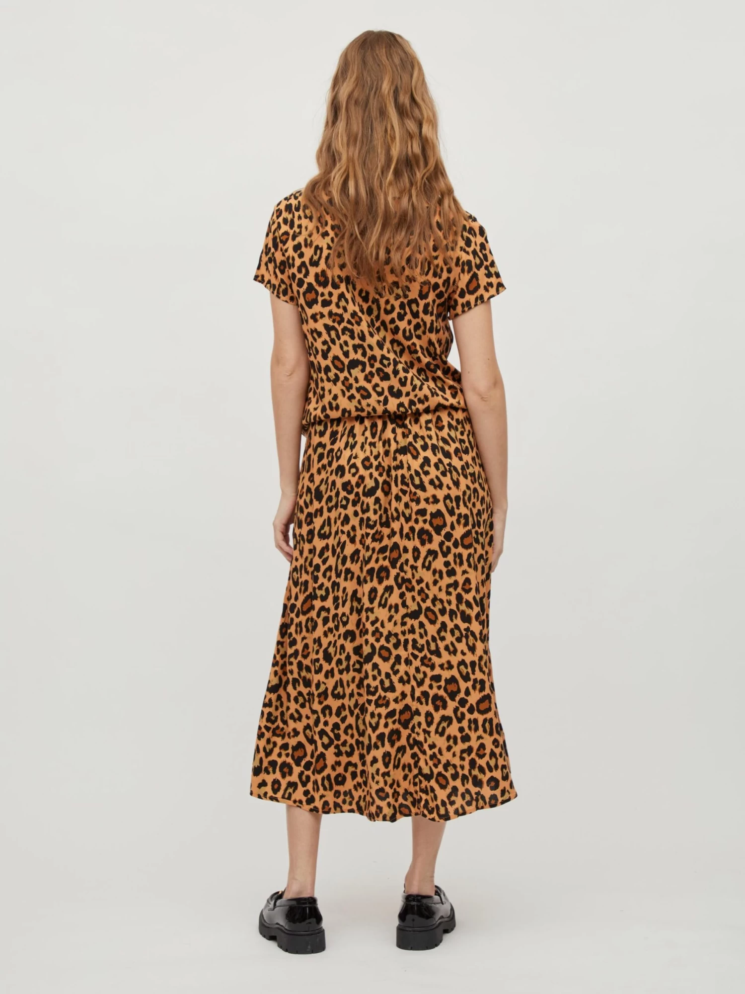 Vila Blouses Met Korte Mouw Blouse PAYA Dames Cognac / Lichtbruin 7 Vila Blouses Met Korte Mouw Blouse PAYA Dames Cognac / Lichtbruin - Afbeelding 5