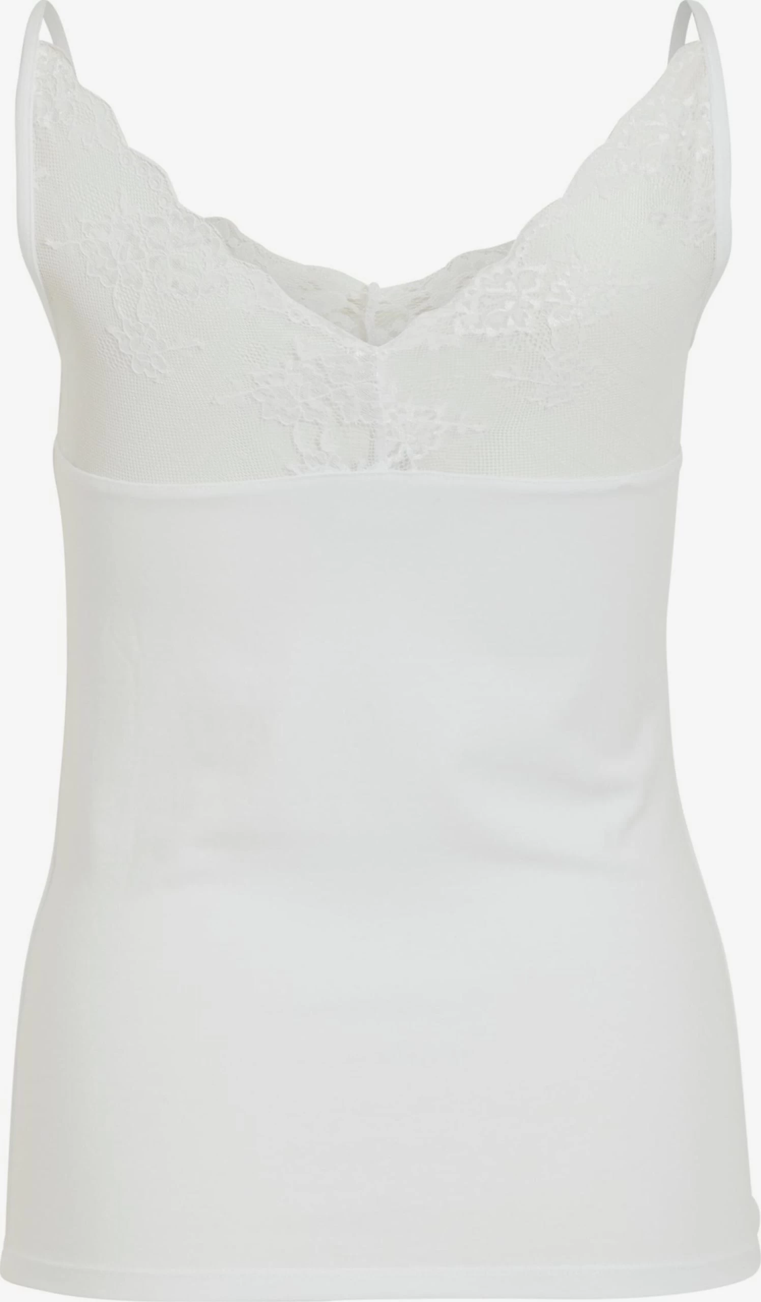 Vila Kanten Tops Top Dames Offwhite 4 Vila Kanten Tops Top Dames Offwhite - Afbeelding 2