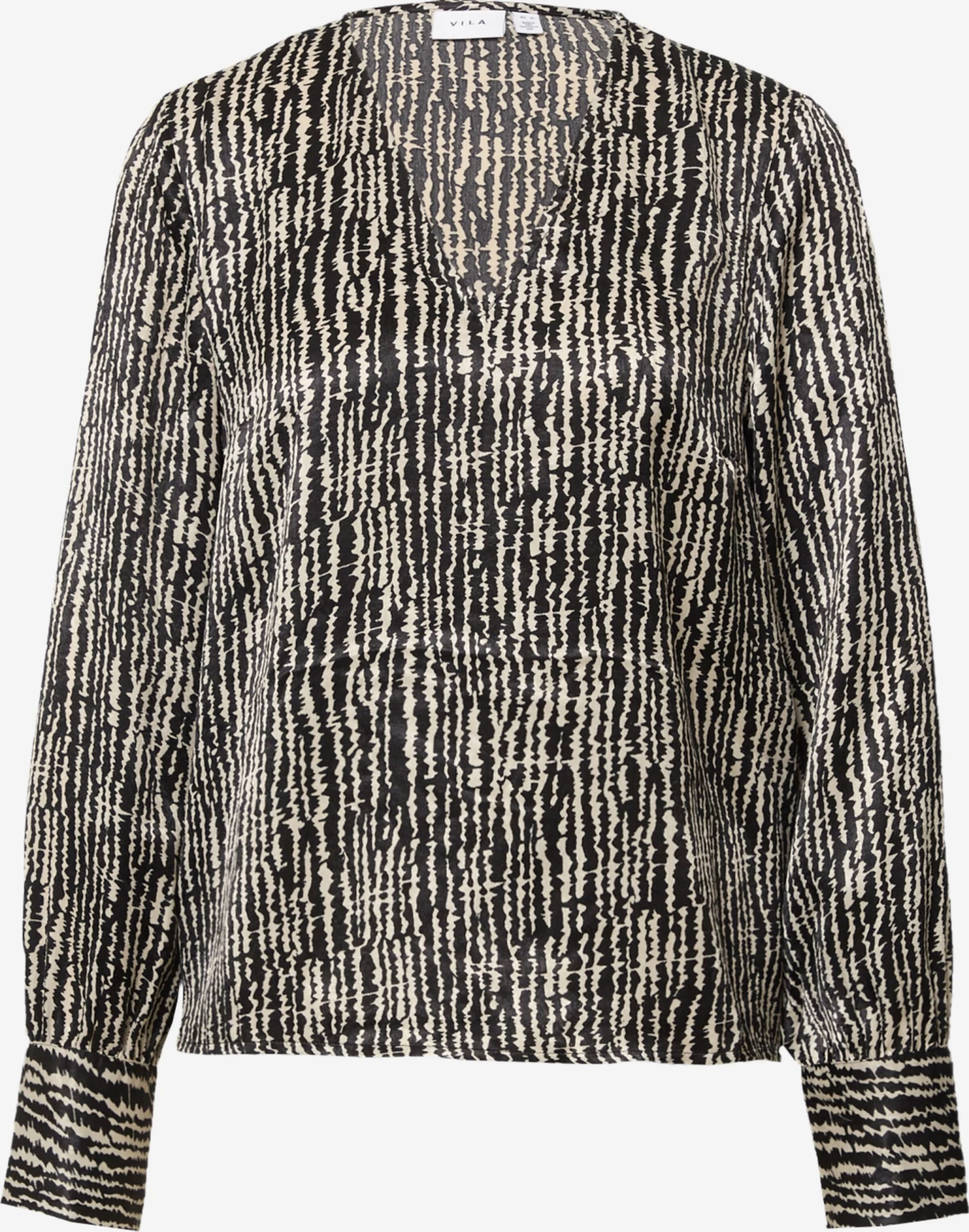 Vila Blouseshirts Blouse Sally Fia Dames Beige 3 Vila Blouseshirts Blouse Sally Fia Dames Beige