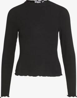 Vila Longsleeves Shirt Dames Zwart