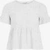 Vila T-shirts Shirt Kawa Dames Wit