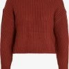 Vila Basic Truien Trui Apoline Dames Roestrood -Vila 70b6032904308a5fea437f91a355d378