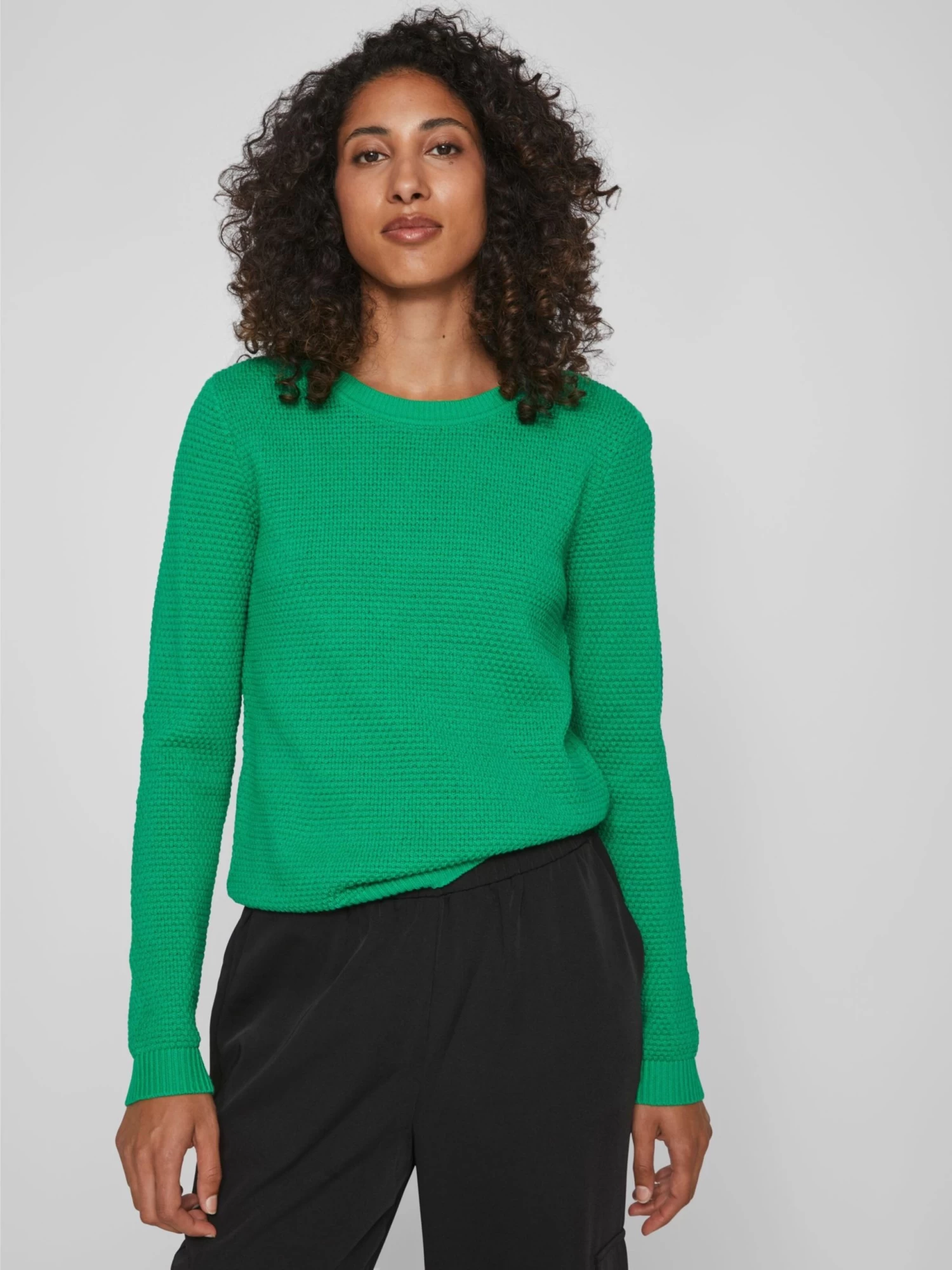 Vila Basic Truien Trui Dames Groen 8 Vila Basic Truien Trui Dames Groen - Afbeelding 6