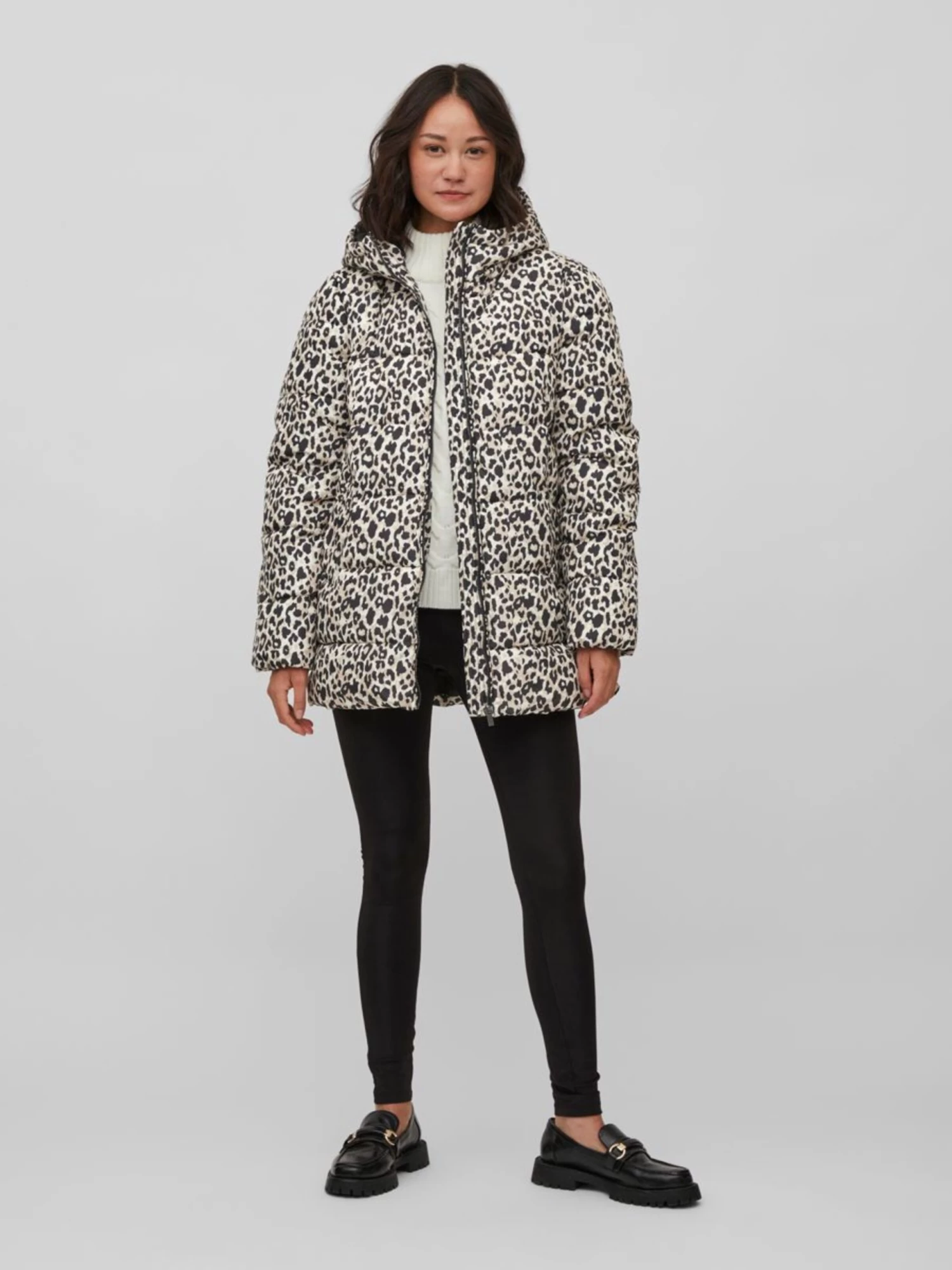 Vila Winterjassen Winterjas Tate Dames Beige / Crème 7 Vila Winterjassen Winterjas Tate Dames Beige / Crème - Afbeelding 5