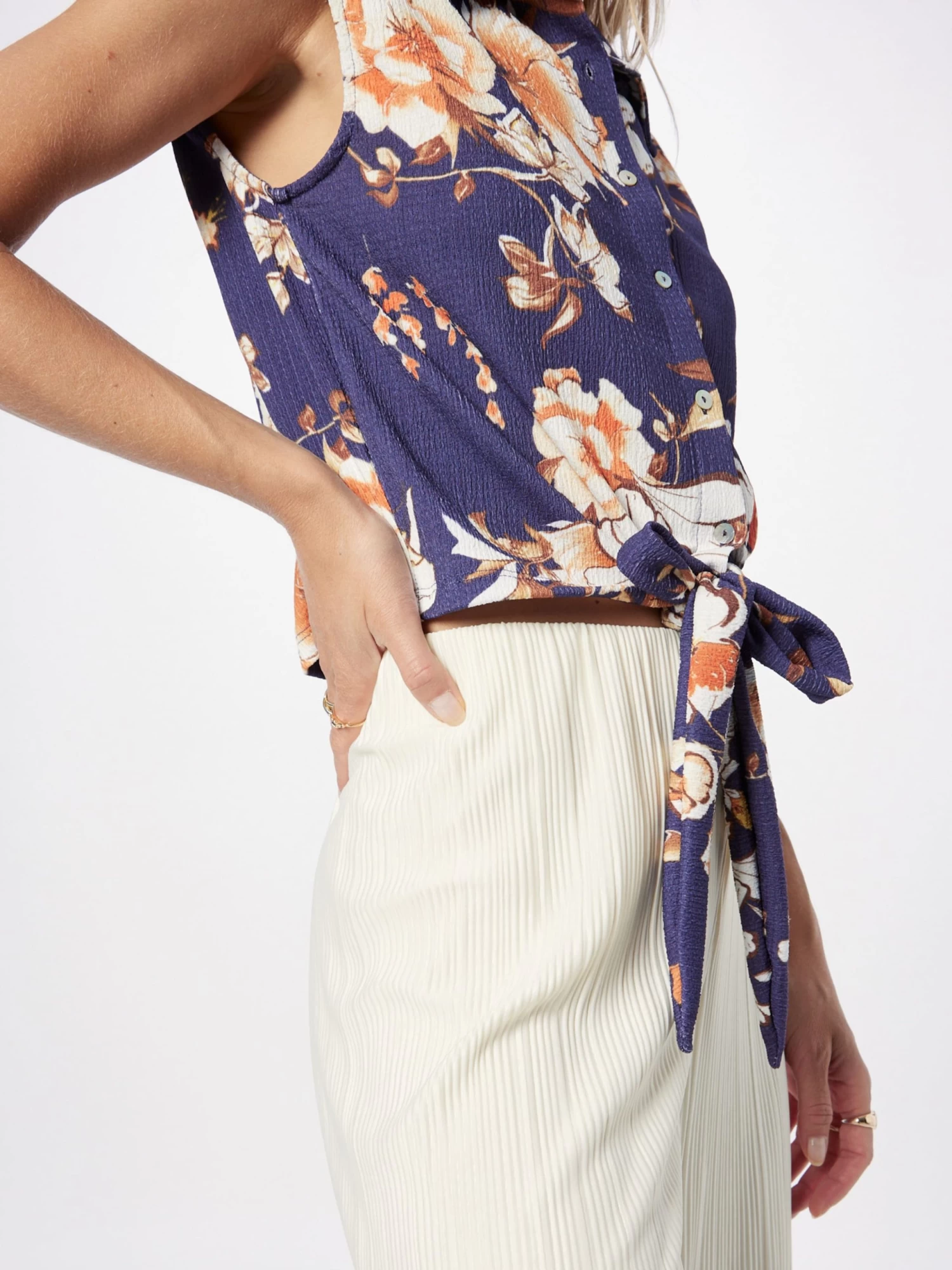 Vila Blouse Tops Blouse SOPA Dames Navy 7 Vila Blouse Tops Blouse SOPA Dames Navy - Afbeelding 5