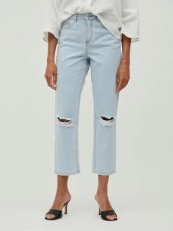 Vila Mom Jeans Loosefit Jeans Dames Lichtblauw 11 Vila Mom Jeans Loosefit Jeans Dames Lichtblauw -Vila 729c1764a3beb5ea77c3ee02cf41695d