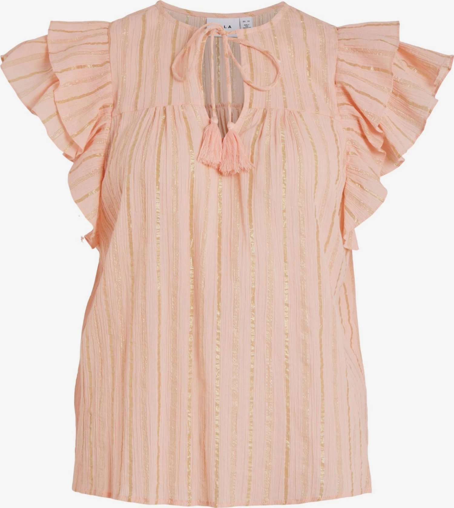 Vila Blouses Met Korte Mouw Blouse Leia Dames Rosa 3 Vila Blouses Met Korte Mouw Blouse Leia Dames Rosa