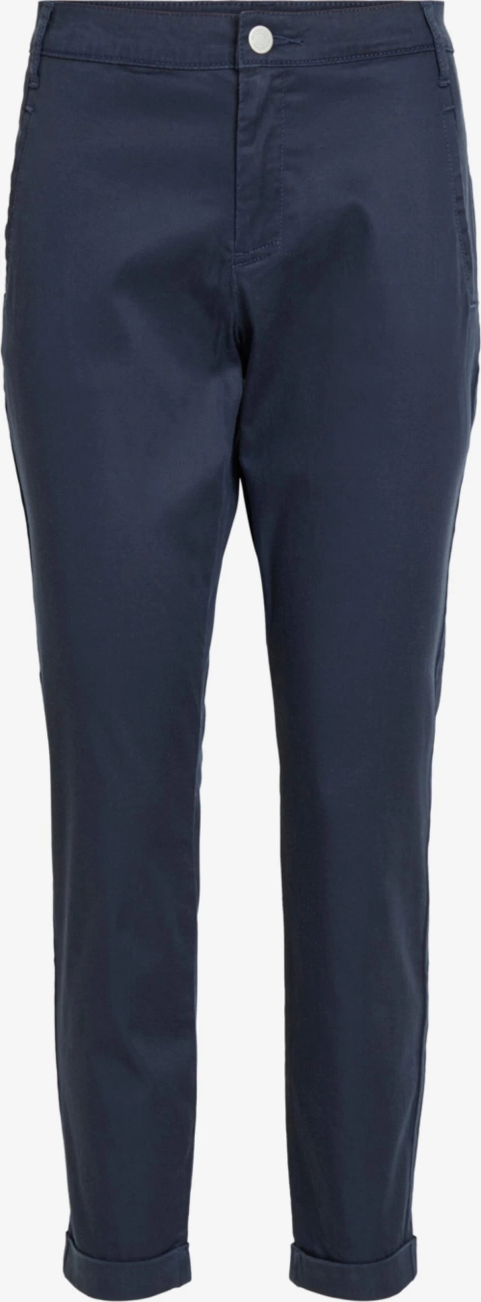 Vila Chinos Tapered Chino Dames Donkerblauw 3 Vila Chinos Tapered Chino Dames Donkerblauw