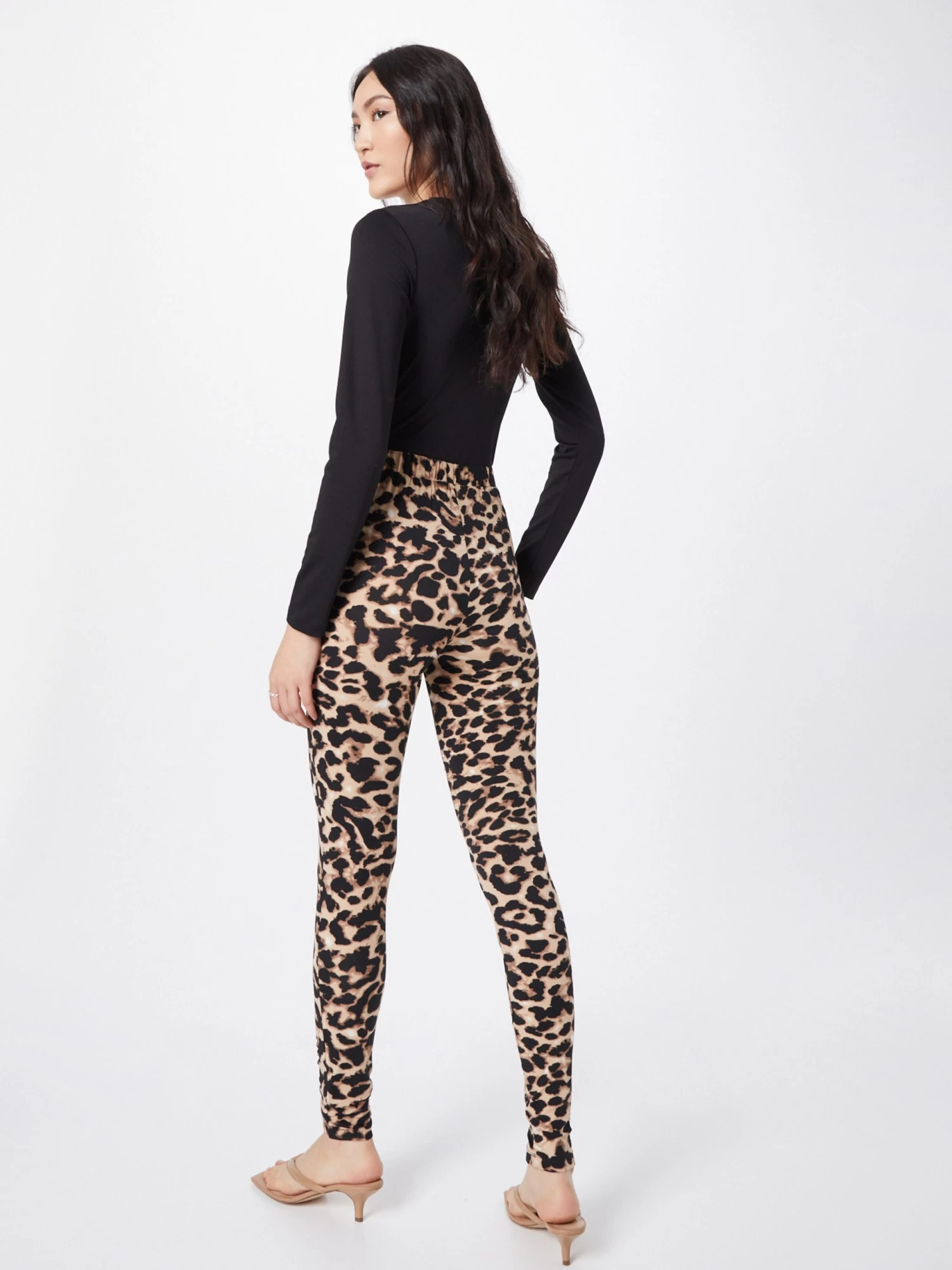 Vila Broeken Skinny Leggings Leoa Dames Bruin 5 Vila Broeken Skinny Leggings Leoa Dames Bruin - Afbeelding 3