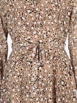 Mini Jurken Jurk ADELINE Dames Lichtbruin -Vila 757c9320d38d1e5ebcd50483a7e7286c