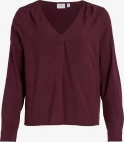 Vila Blouseshirts Blouse Dames Bourgogne