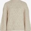 Vila Basic Truien Trui Dames Lichtbeige -Vila 773b01a3398fb00a032e2aba983f63a4