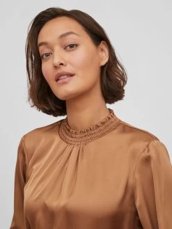Vila Blouseshirts Blouse Dames Bruin 13 Vila Blouseshirts Blouse Dames Bruin -Vila 776ce992a6f0d6f8d3d9db06b16add1c