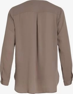 Vila Blouses & Tunieken Blouse Dames Bruin -Vila 78104fc7cc4cb1fc611b771f1e7b0052