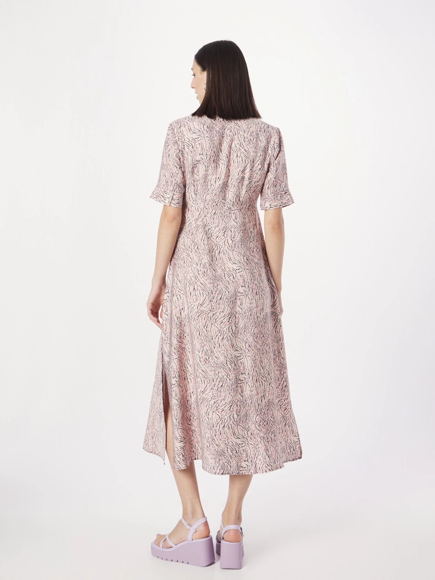 Blousejurken Blousejurk VIFLEUR Dames Crème 6 Blousejurken Blousejurk VIFLEUR Dames Crème - Afbeelding 4