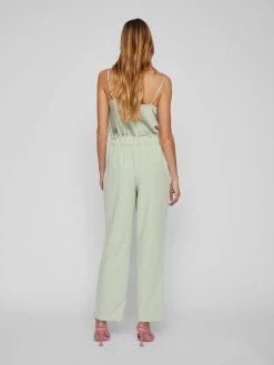 Vila Bandplooibroeken Regular Bandplooibroek Dames Lichtgroen -Vila 791053954b8fe90b55d6a51fd35f98fe