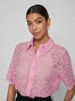 Vila Kanten Blouses Blouse Begena Dames Rosa 15 Vila Kanten Blouses Blouse Begena Dames Rosa -Vila 795403e32c04c9c86074800398994385