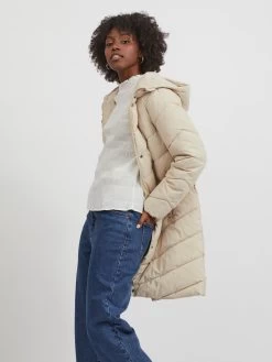 Vila Wintermantels Wintermantel Philipa Dames Crème -Vila 797fc579044006bee7be7e910fce1390