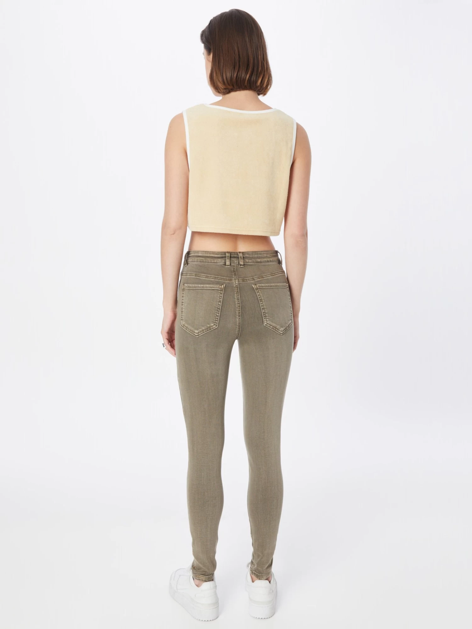 Vila Jeans Skinny Jeans AMY Dames Sepia 5 Vila Jeans Skinny Jeans AMY Dames Sepia - Afbeelding 3