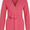 Vila Vesten Gebreid Vest FELO Dames Pink