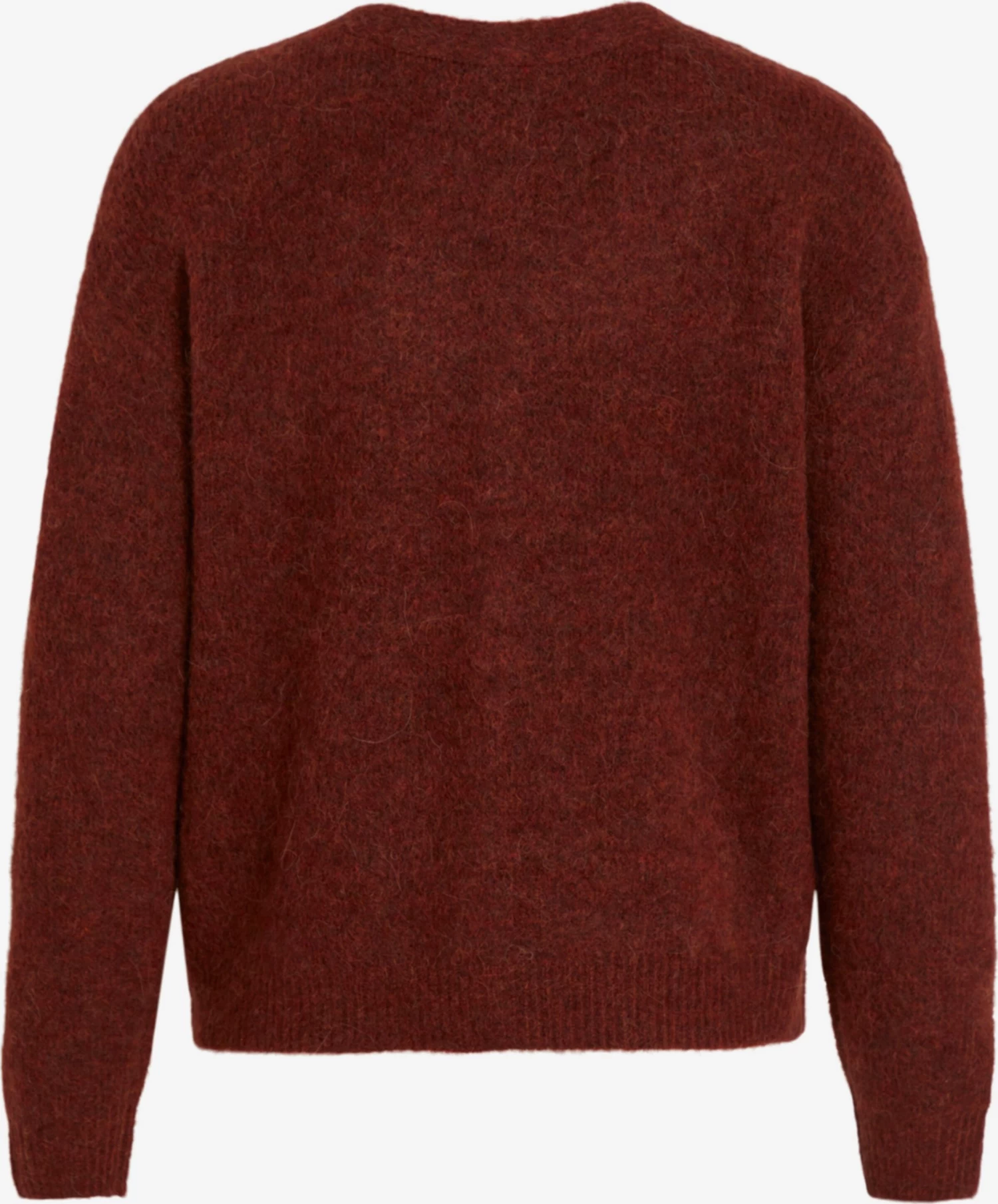 Vila Vesten Gebreid Vest Jamina Dames Roestrood 4 Vila Vesten Gebreid Vest Jamina Dames Roestrood - Afbeelding 2