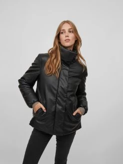 Vila Tussenjassen Tussenjas Dagmar Dames Zwart -Vila 7abe1cd6be20f275d274a3bffecf1a73