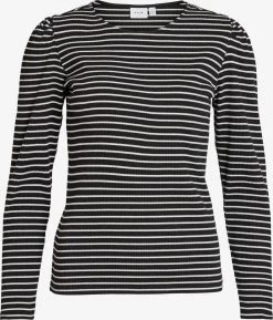 Vila Longsleeves Shirt Balu Dames Zwart