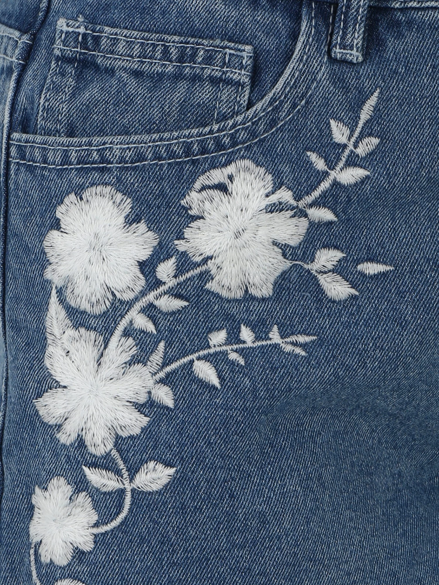 Vila Denim Shorts Regular Jeans Dames Blauw 4 Vila Denim Shorts Regular Jeans Dames Blauw - Afbeelding 3