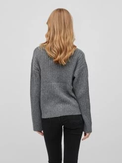 Vila Vesten Gebreid Vest Irina Dames Grijs Gemêleerd 11 Vila Vesten Gebreid Vest Irina Dames Grijs Gemêleerd -Vila 7cbed173ed9e35f0482b8da89750f89d