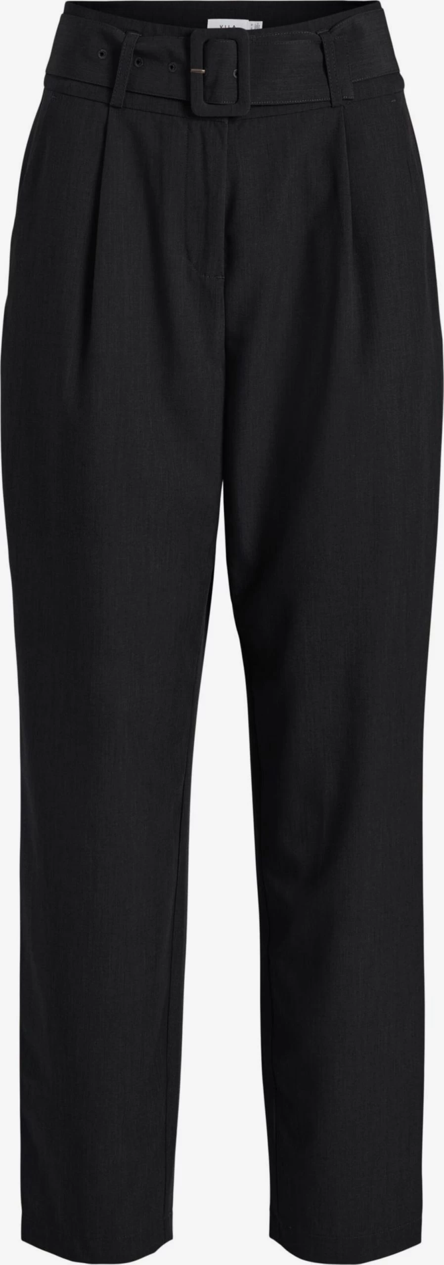 Vila Bandplooibroeken Regular Bandplooibroek BILYANA Dames Zwart 4 Vila Bandplooibroeken Regular Bandplooibroek BILYANA Dames Zwart - Afbeelding 2