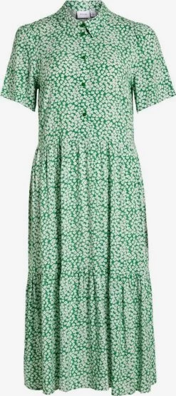 Vila Blousejurken Blousejurk Dames Groen