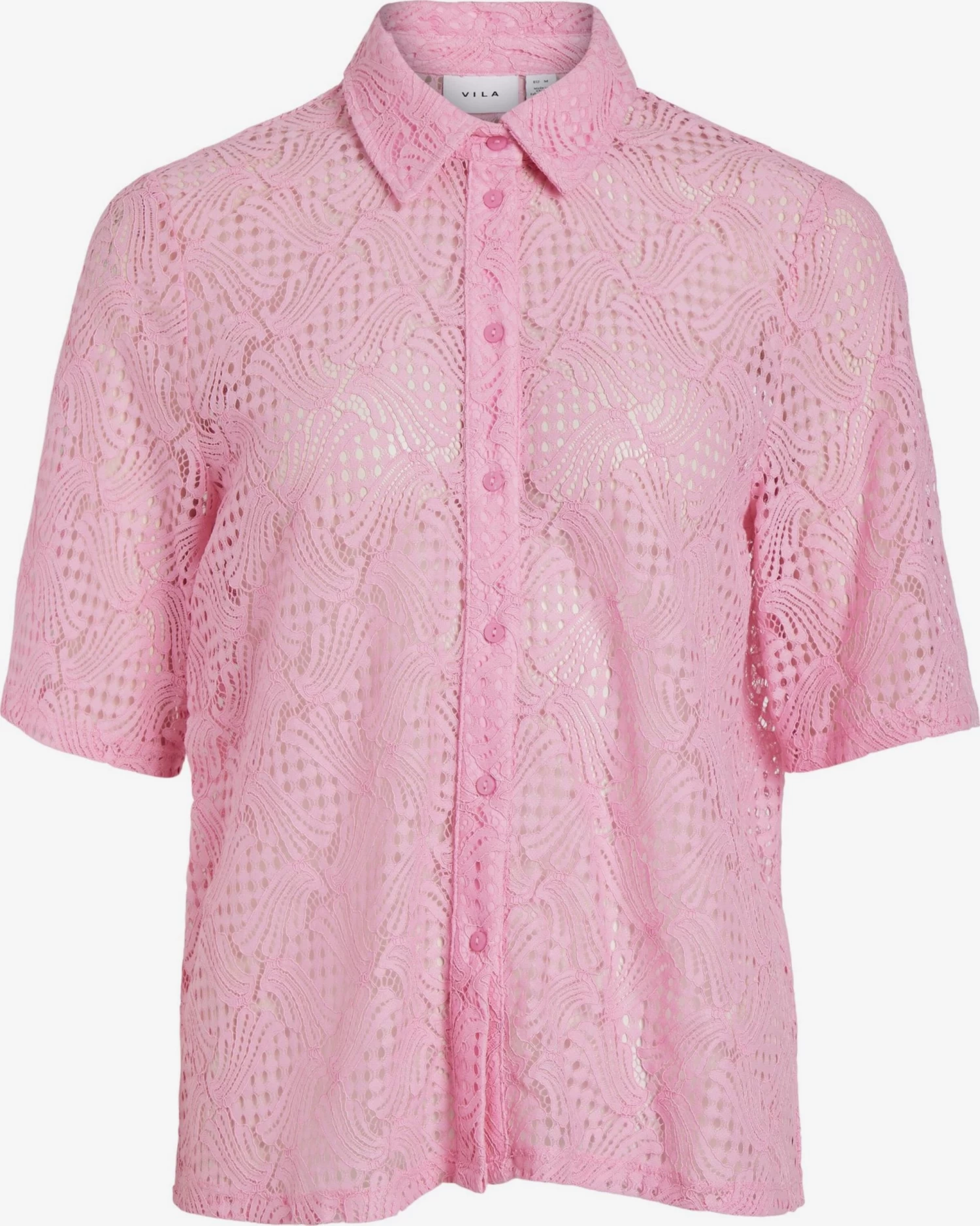 Vila Kanten Blouses Blouse Begena Dames Rosa 3 Vila Kanten Blouses Blouse Begena Dames Rosa