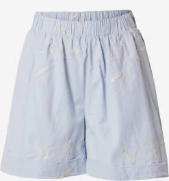 Vila Shorts Regular Broek Penny Dames Lichtblauw