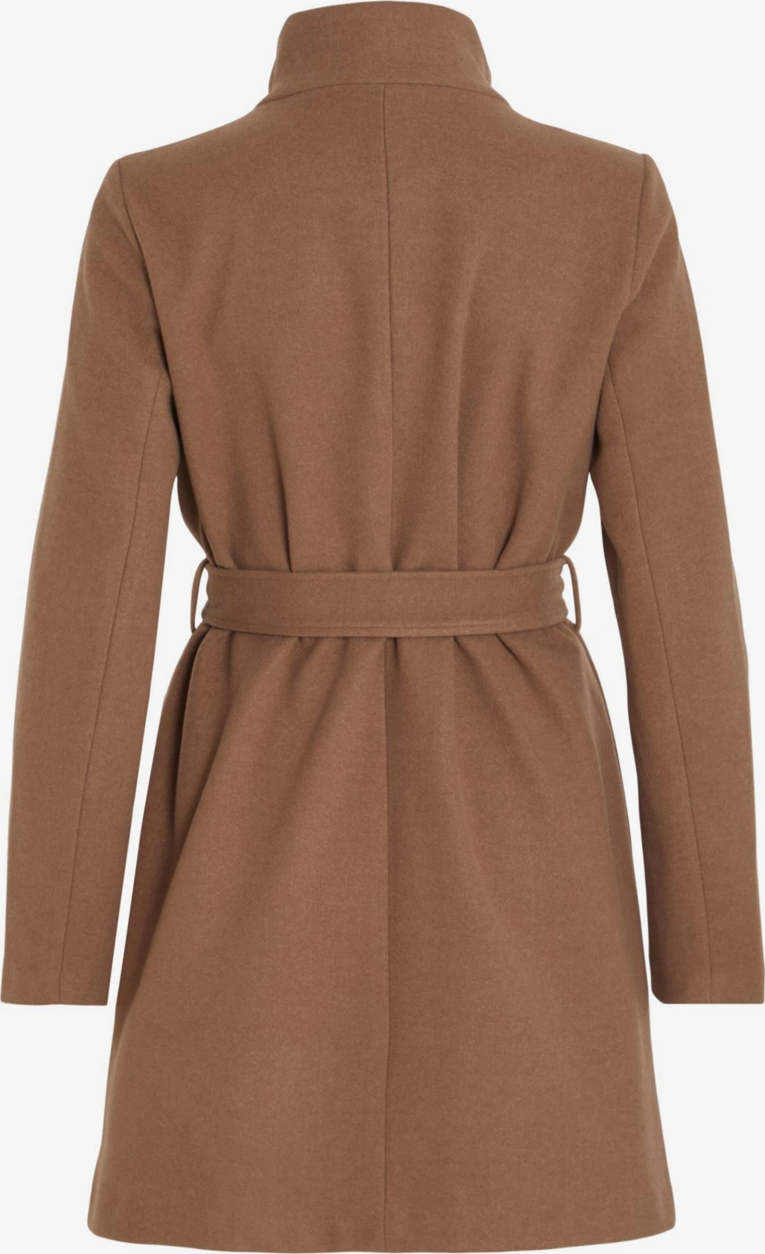 Vila Tussenmantels Tussenmantel Dames Bruin Gemêleerd 4 Vila Tussenmantels Tussenmantel Dames Bruin Gemêleerd - Afbeelding 2