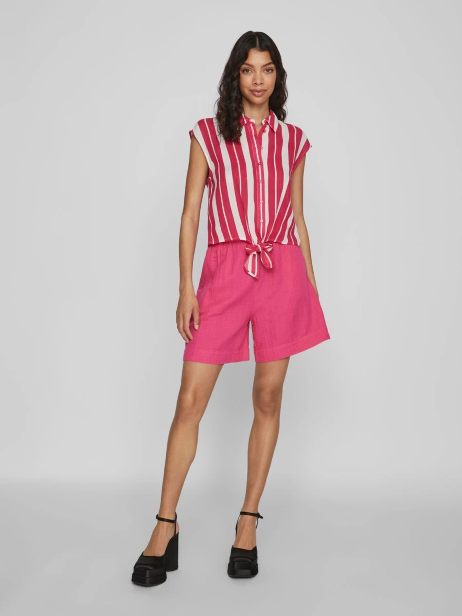 Vila Blouse Tops Blouse Dames Pink 7 Vila Blouse Tops Blouse Dames Pink - Afbeelding 5