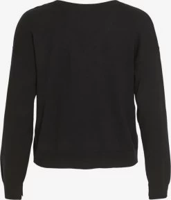 Vila Basic Truien Trui Dames Zwart -Vila 803597b76a902bfb4c03481f2c1122fb