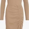 Vila Mini Jurken Jurk Dames Beige -Vila 80dff2d5d415d3d08cc438ccb74eef31