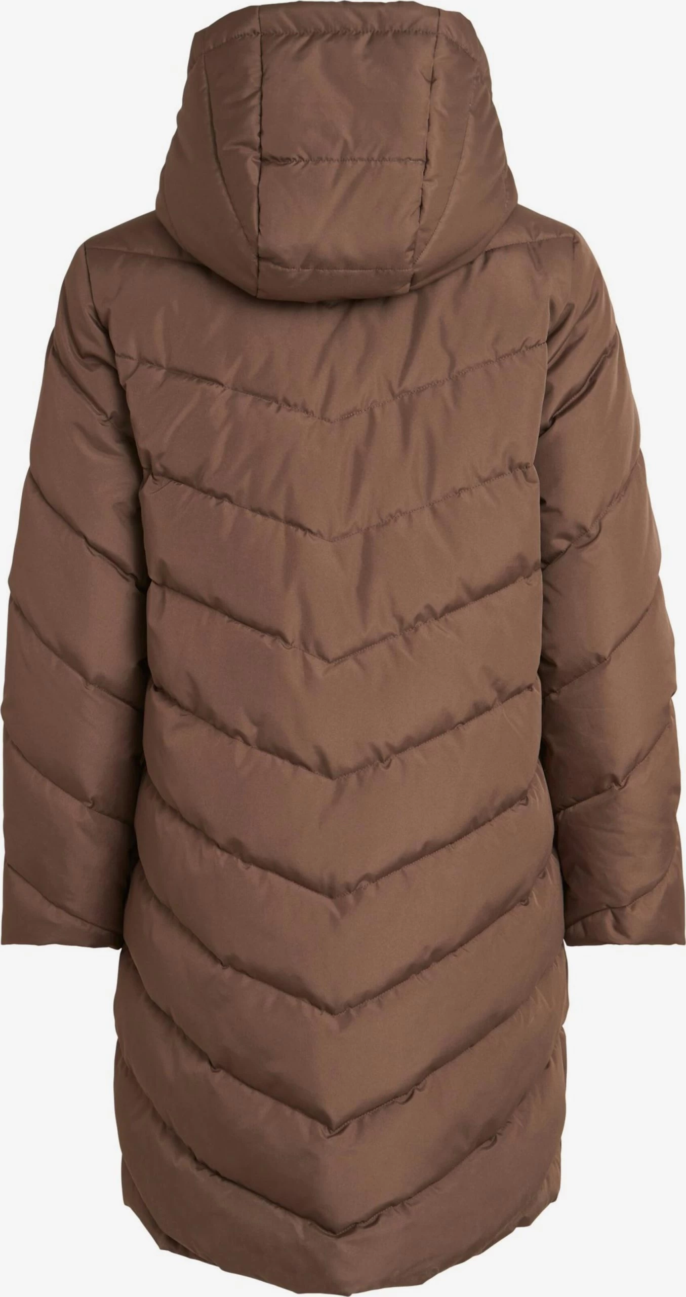 Vila Wintermantels Wintermantel Philipa Dames Bruin 4 Vila Wintermantels Wintermantel Philipa Dames Bruin - Afbeelding 2