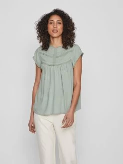 Vila Kanten Blouses Blouse Dames Groen 9 Vila Kanten Blouses Blouse Dames Groen -Vila 829c295cebfd58dee69197d28f8917a9