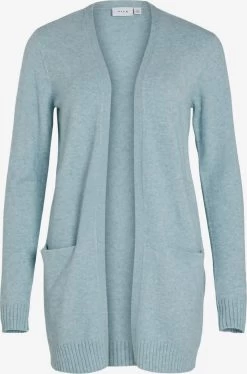 Vila Vesten Gebreid Vest Ril Dames Blauw