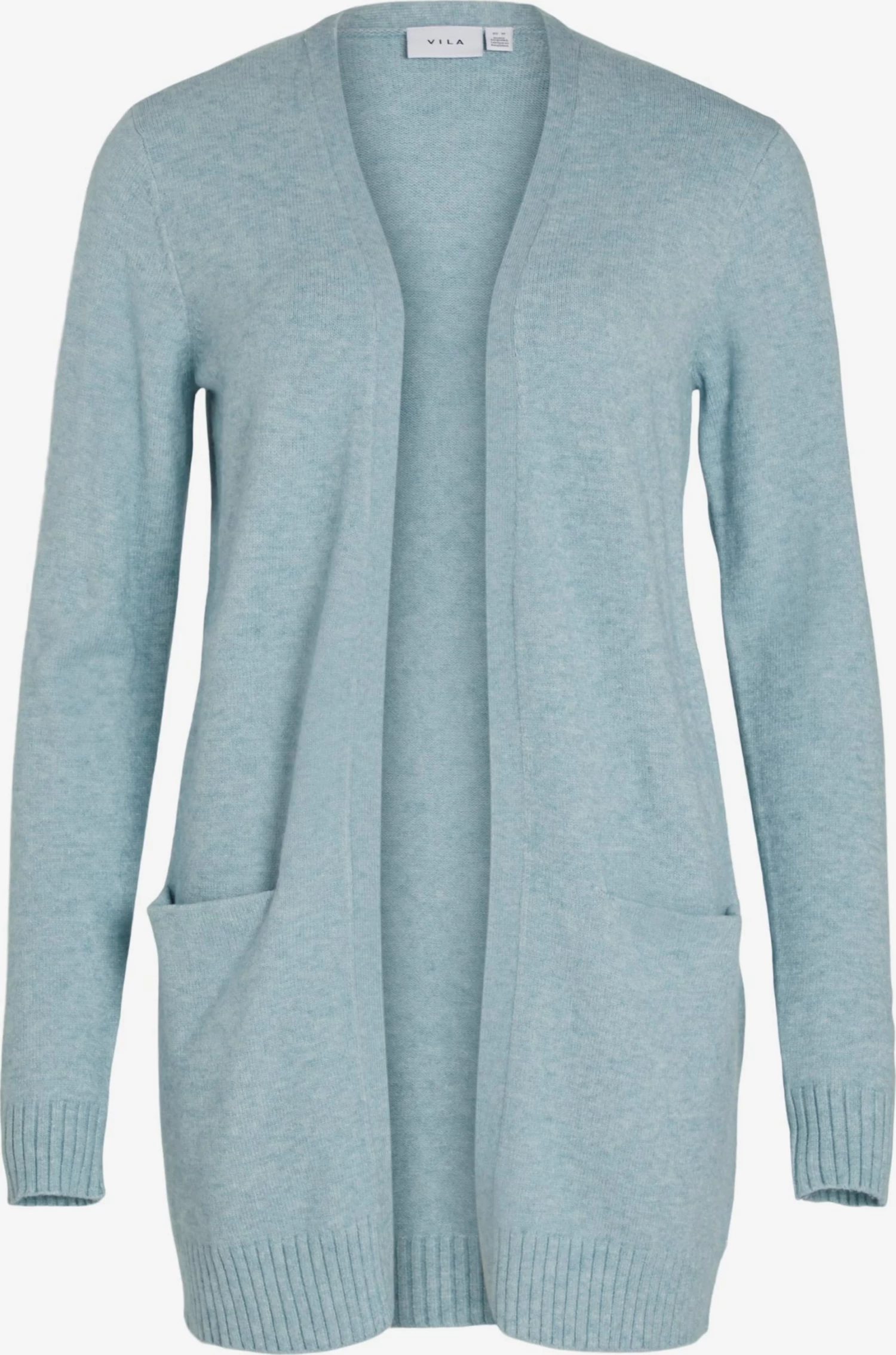 Vila Vesten Gebreid Vest Ril Dames Blauw 3 Vila Vesten Gebreid Vest Ril Dames Blauw
