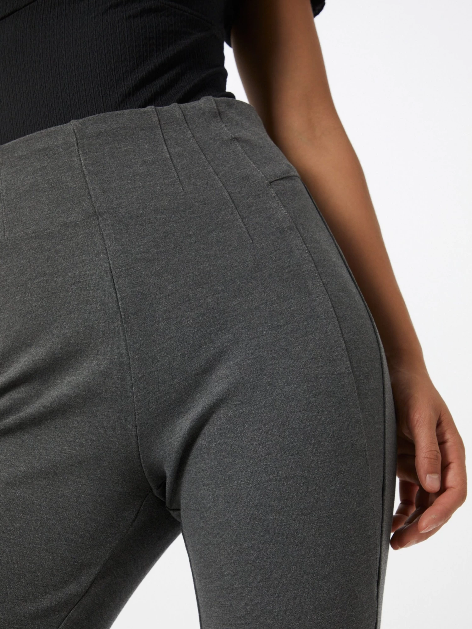 Vila Broeken Skinny Leggings Dames Donkergrijs 7 Vila Broeken Skinny Leggings Dames Donkergrijs - Afbeelding 5