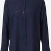 Lange Blouses Blouse FIONA Dames Navy -Vila 842c3401640a53bec2396a2ae2ebcbb3