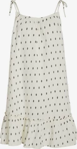 Vila Zomerjurken Zomerjurk Lania Dames Ecru