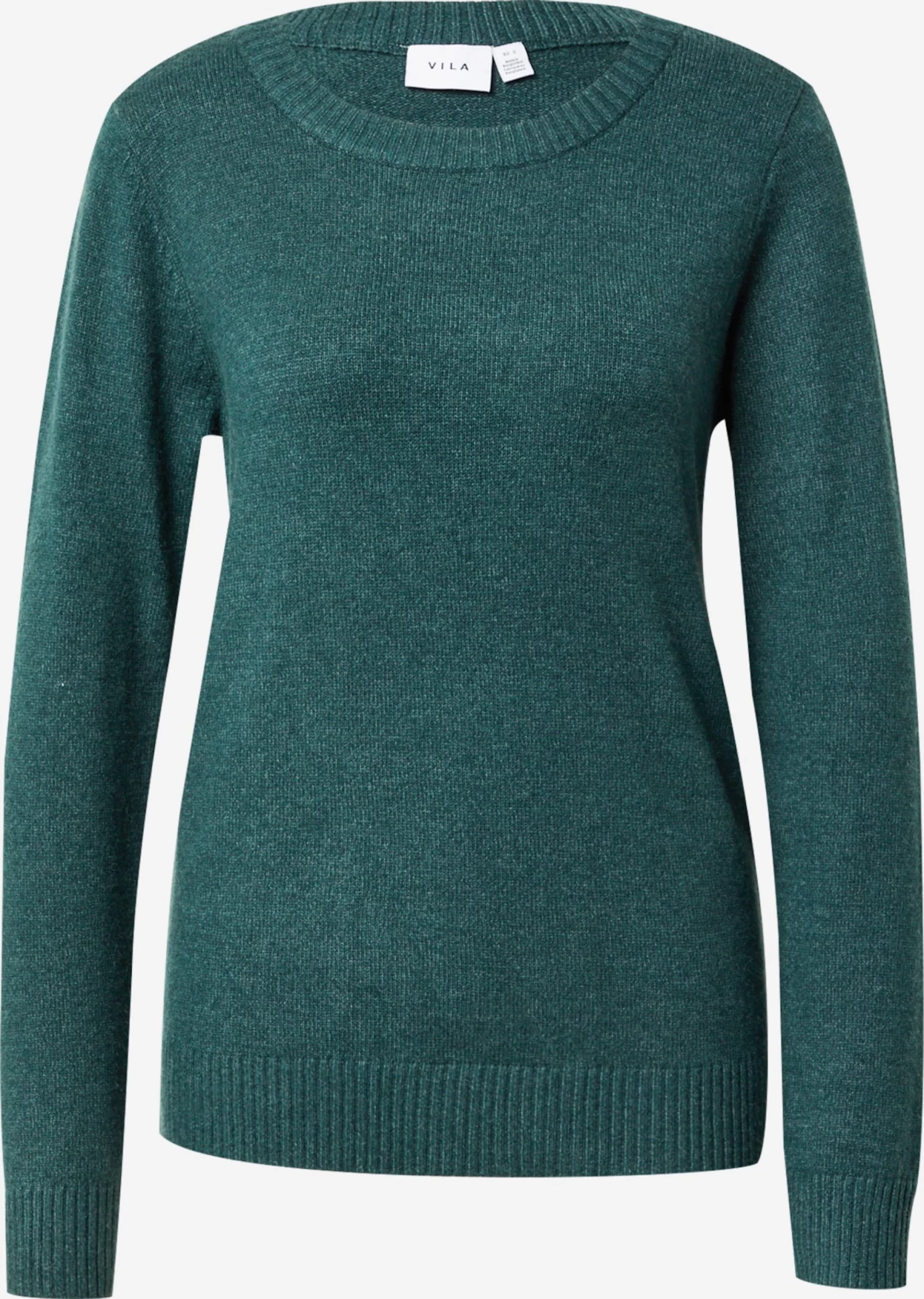 Vila Fijngebreide Truien Trui Ril Dames Donkergroen 3 Vila Fijngebreide Truien Trui Ril Dames Donkergroen