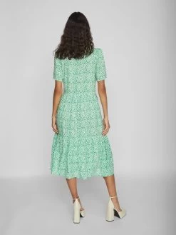 Vila Blousejurken Blousejurk Dames Groen -Vila 868f5ee34ebfcd47166b2a8bebb10819